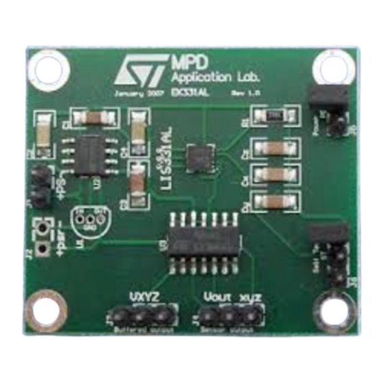 ST LIS331AL User Manual