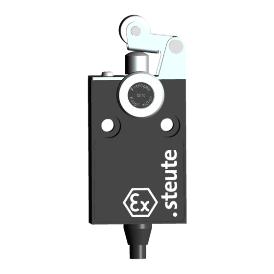 steute Ex 13 Series Mounting And Wiring Instructions