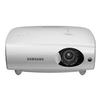 Samsung SP-L220W - 3LCD Projector 2200 Lumens Owner's Instructions Manual