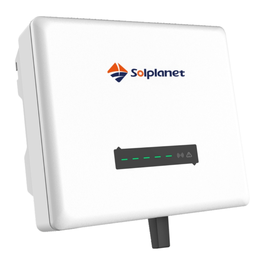 Solplanet ASW3000-T Quick Installation Manual