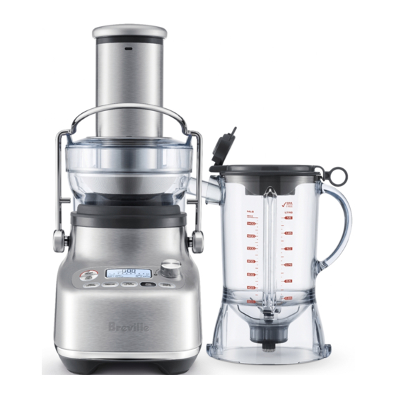 Breville the 3X Bluicer Pro Instruction Book