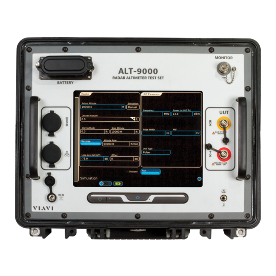Viavi ALT-9000 Operation Manual