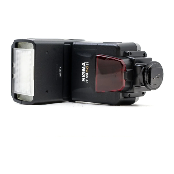 Sigma EF-500 DG ST PA-PTTL Instructions Manual