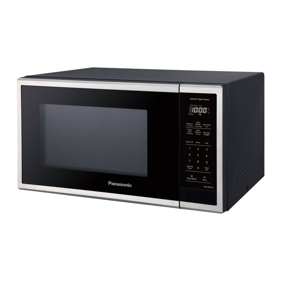 Panasonic NN-SB55LS - Microwave Oven Manual