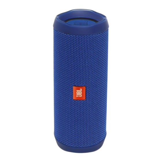 Harman JBL FLIP 4 BLEU Manuals