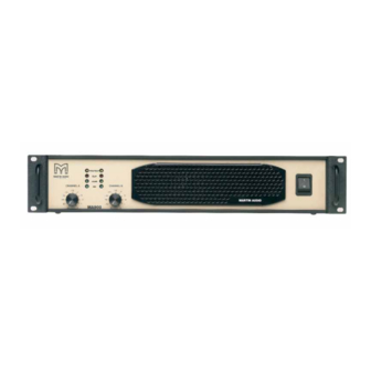 Martin Audio MA900 User Manual