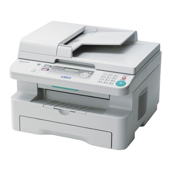 Panasonic KX-MB781 - B/W Laser - All-in-One Manuals