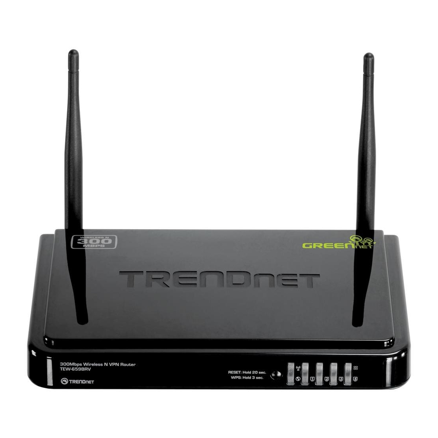 TRENDnet TEW-659BRV Quick Installation Manual