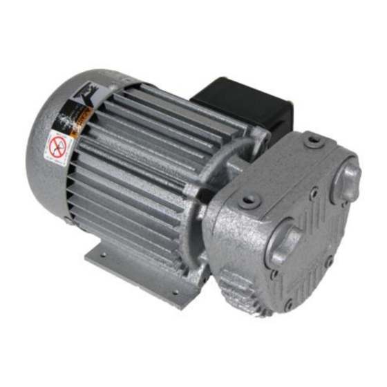 DOOVAC SML-030 Vacuum Pumps Manuals