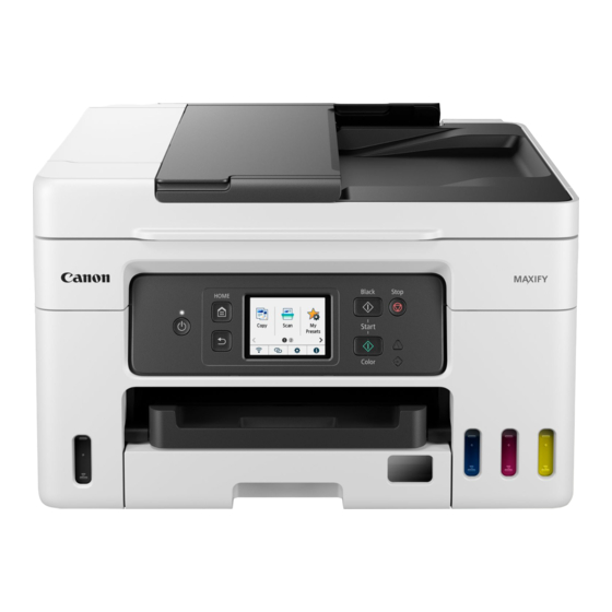 Canon MAXIFY GX4000 Series Online Manual