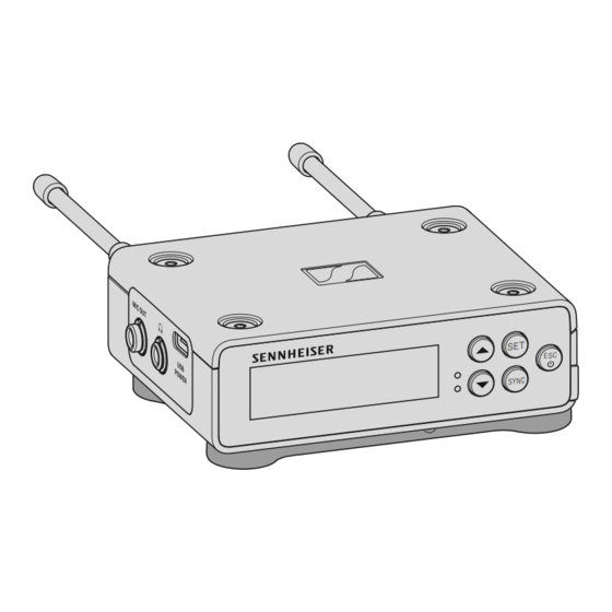 Sennheiser EW-DP EK Mounting Instruction