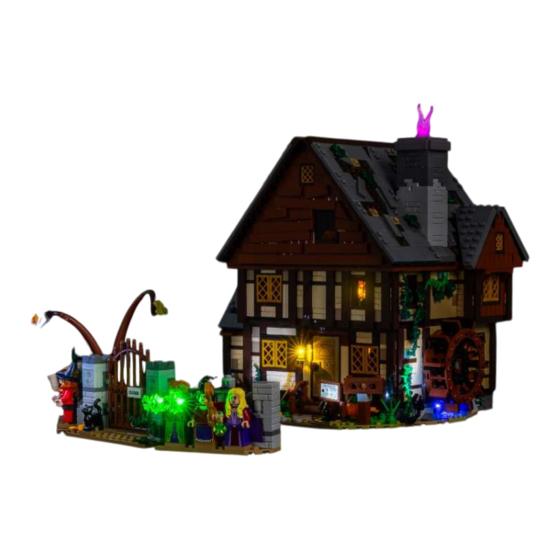 LIGHT MY BRICKS LEGO HOCUS POCUS THE SANDERSON SISTERS' COTTAGE 21341 LIGHT KIT Installation Manual