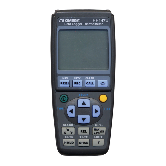 OMEGA HH147U USER MANUAL Pdf Download ManualsLib