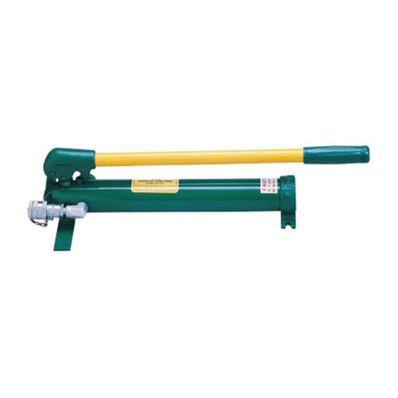 GREENLEE 755 OPERATION, SERVICE AND PARTS INSTRUCTION MANUAL Pdf Download ManualsLib