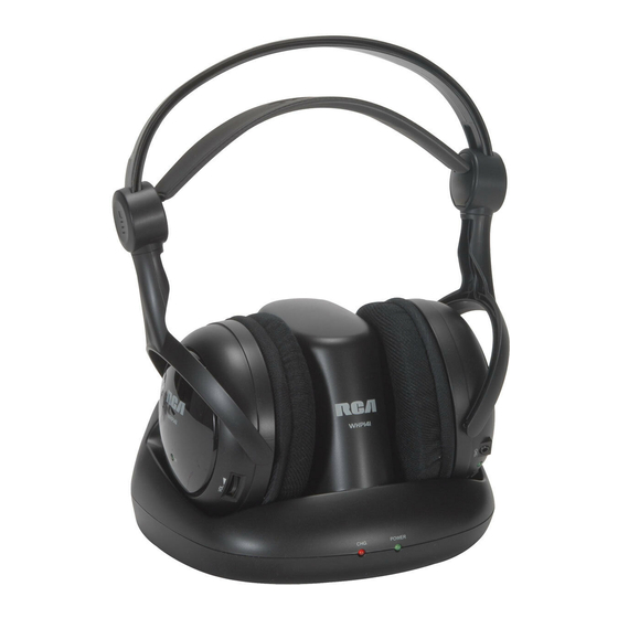 RCA WHP141 User Manual