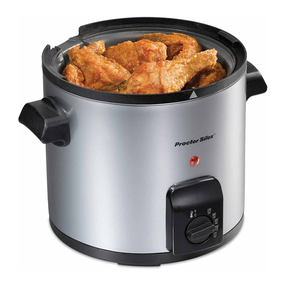 PROCTORSILEX DEEP FRYER USER INSTRUCTIONS Pdf Download ManualsLib