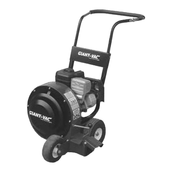 GIANTVAC 10BA ASSEMBLY INSTRUCTIONS OPERATOR'S MANUAL PARTS LIST Pdf