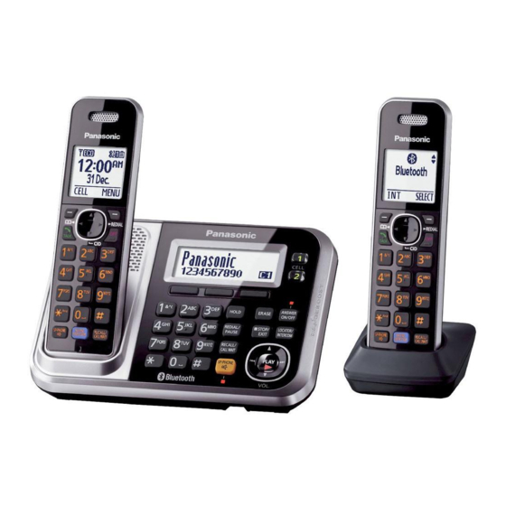 PANASONIC KX-TG7892AZ OPERATING INSTRUCTIONS MANUAL Pdf Download ...