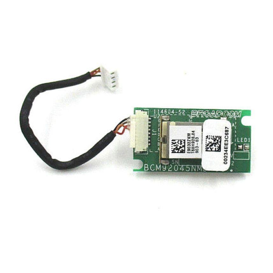 Broadcom BCM92045NMD Quick Start Manual
