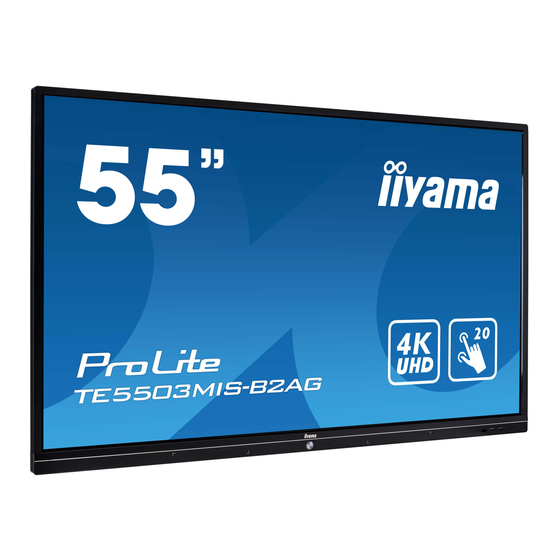 Iiyama ProLite TE5503MIS User Manual