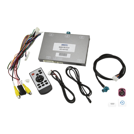 Nav TV BMW09N-DYNAMIC Manual