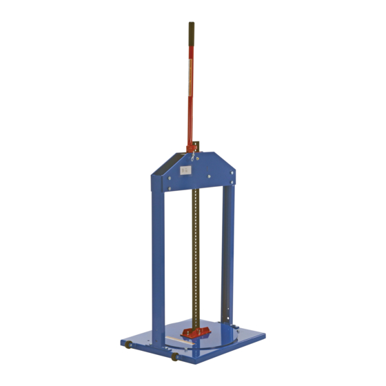 Vestil MTC Series Instruction Manual