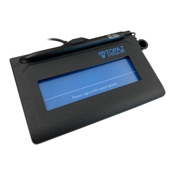 Topaz Systems SigLite 1x5 HSB T-S460-HSB User Manual