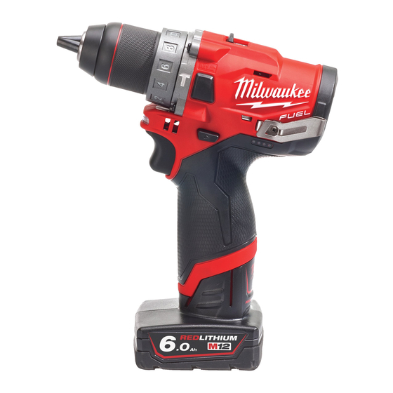 Milwaukee M12 FPD-602X Manuals