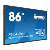 Iiyama ProLite TE8668MIS User Manual