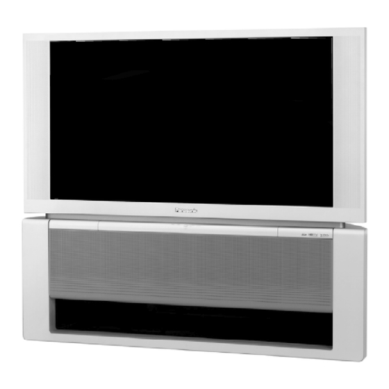 Panasonic PT-53TW53G Service Manual