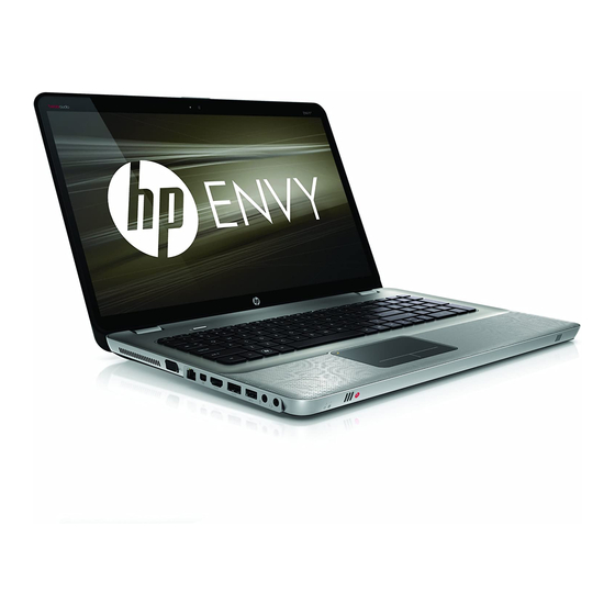HP Envy 17-1181 Getting Started