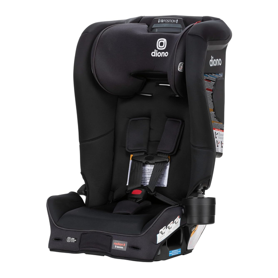 Diono Radian SafePlus Series Instructional Manual