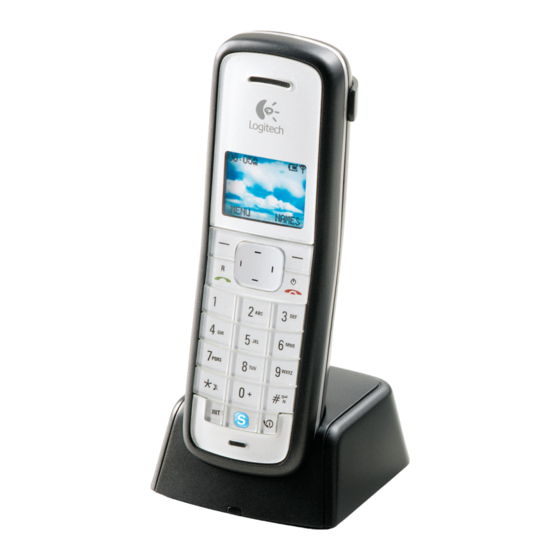 Logitech Cordless internet handset Owner's Manual