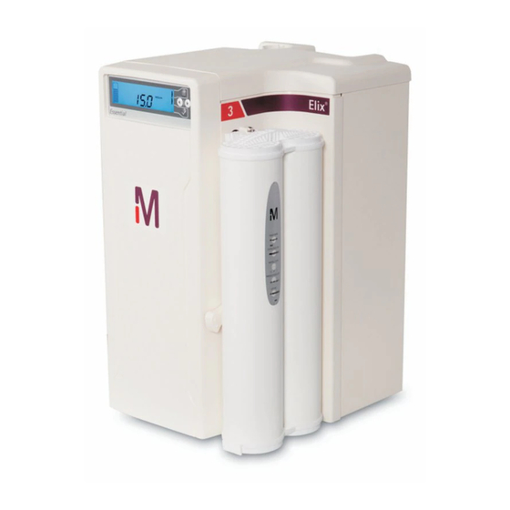 Millipore Elix Essential 3 User Manual