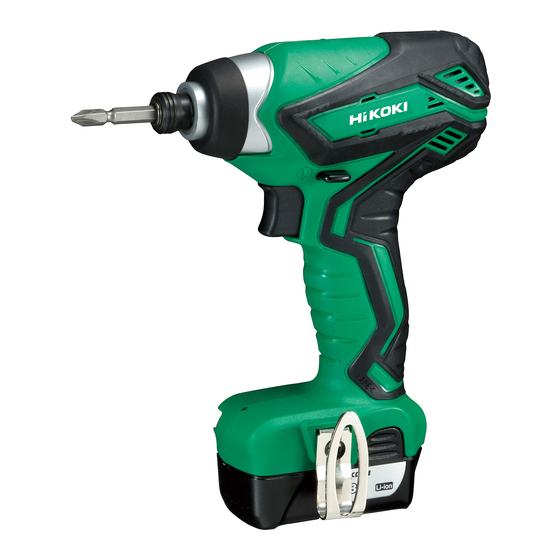 HIKOKI WH 10DAL Handling Instructions Manual