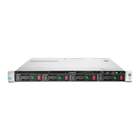 HP ProLiant DL360p G8 Manual