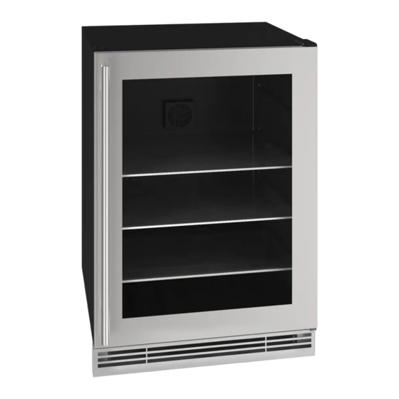 U-Line UHBV024-SG01A User Manual & Service Manual