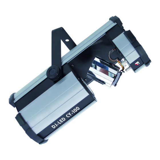 Future light DJ-LED CY-100 DMX-Barrel-Effect User Manual