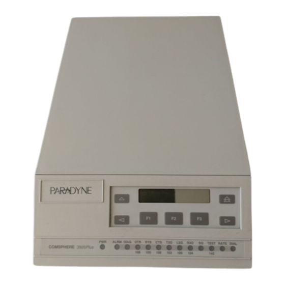 Paradyne 3800 Release Note