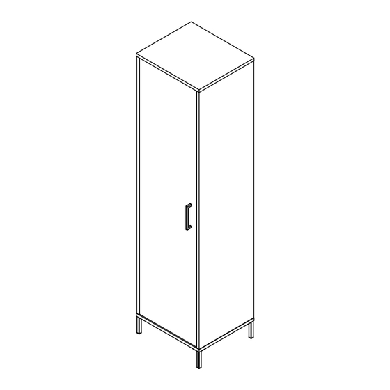 BUSH FURNITURE Essence ESS117WH-Z1 Assembly Manual