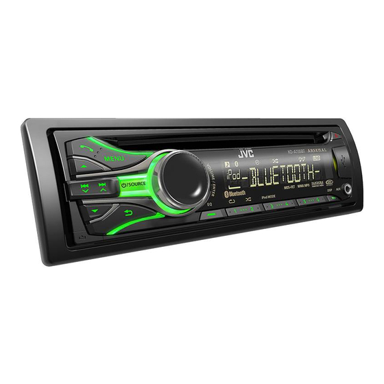 JVC KD-R730BT Installation & Connection Manual