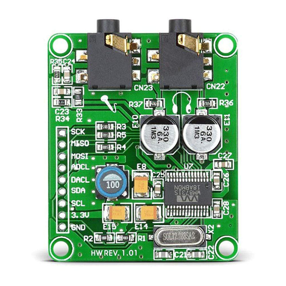 mikroElektronika Audio Codec Proto Manual