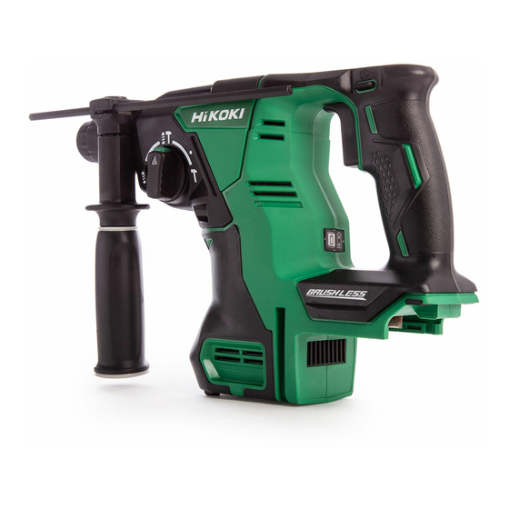 HIKOKI DH 18DBL Handling Instructions Manual