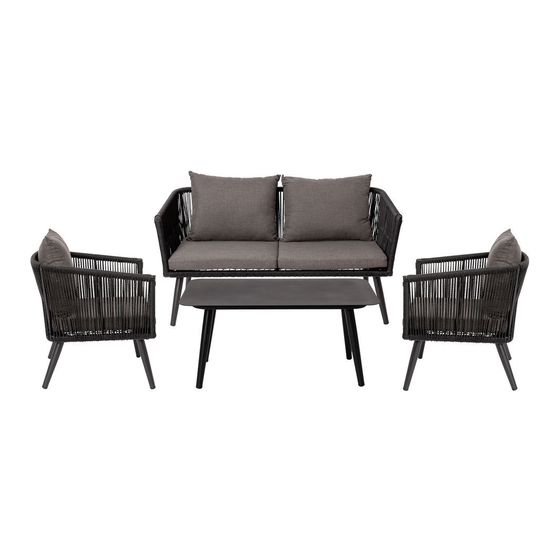 Flash Furniture SDA-AD723002-4-BK-GG Assembly Instructions
