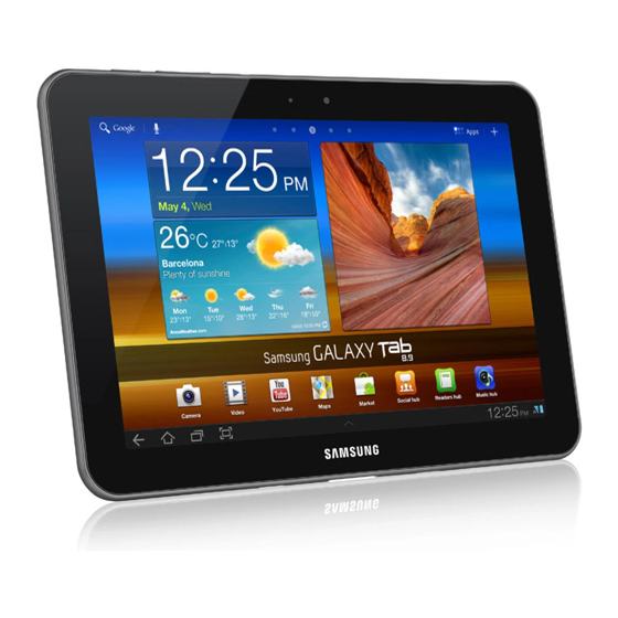 Samsung Galaxy Tab 8.9 GT-P7310 Manuals