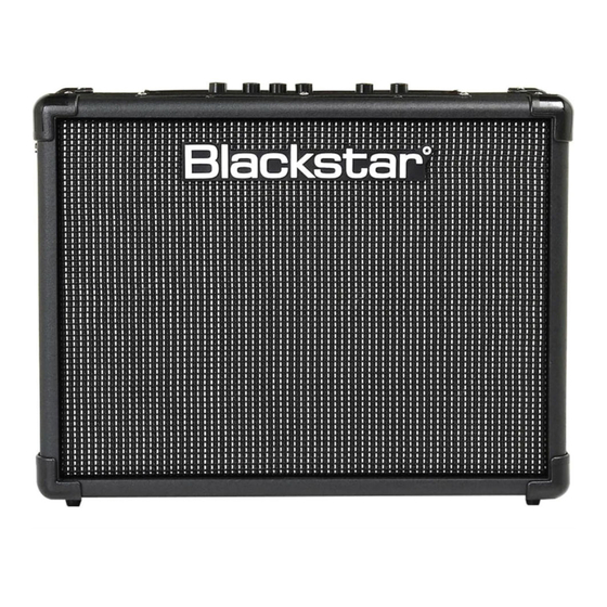 Blackstar CORE STEREO 10 V2 Guitar Amp Manuals