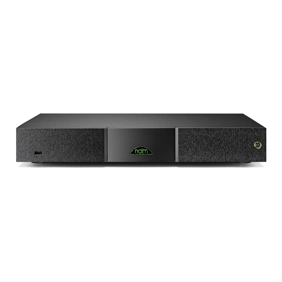 NAIM ND5 XS 2 Quick Start Manual