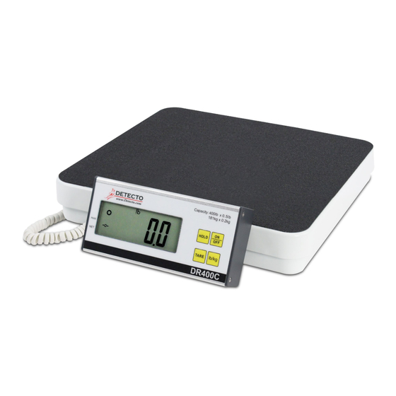 Detecto DR550C Operation Manual