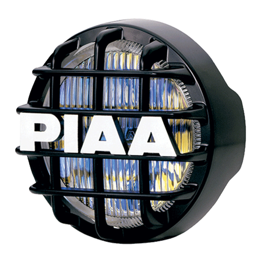 Piaa 510 Installation Instructions Manual