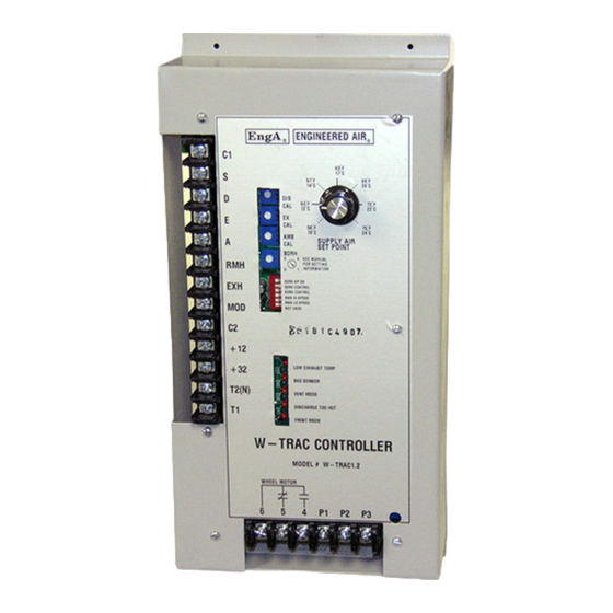 Engineered air EngA W-TRAC Installation, Operation And Maintenance Manual